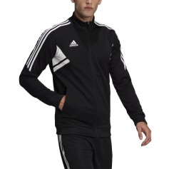 Adidas Condivo 22 Ανδρική Φούτερ Ζακέτα με Τσέπες Μαύρη HA6252
