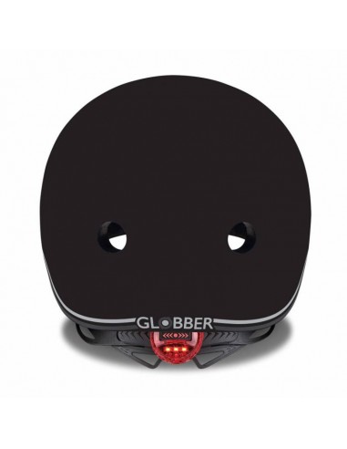 Globber Go Up Lights 506-120 Παιδικό Κράνος για Ποδήλατο & Πατίνι Μαύρο με Ενσωματωμένο Φωτάκι LED