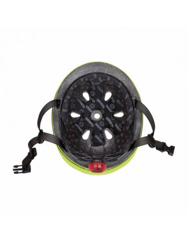 Globber 506-106 Παιδικό Κράνος για Ποδήλατο Πόλης Πράσινο με Ενσωματωμένο Φωτάκι LED
