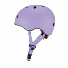 Globber Go Up Lights 506-103 Παιδικό Κράνος για Ποδήλατο & Πατίνι Μωβ με Ενσωματωμένο Φωτάκι LED