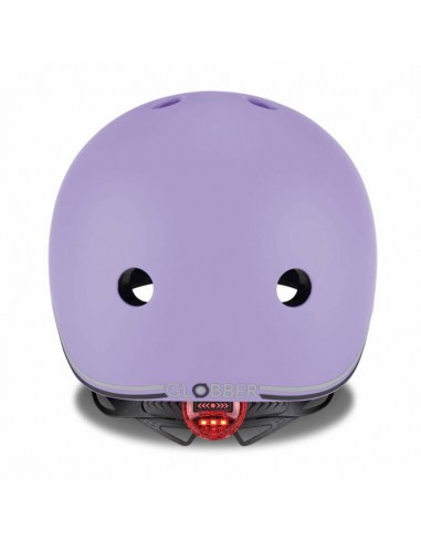Globber Go Up Lights 506-103 Παιδικό Κράνος για Ποδήλατο & Πατίνι Μωβ με Ενσωματωμένο Φωτάκι LED