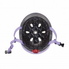 Globber Go Up Lights 506-103 Παιδικό Κράνος για Ποδήλατο & Πατίνι Μωβ με Ενσωματωμένο Φωτάκι LED