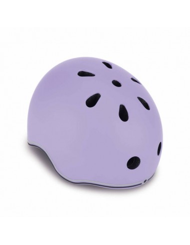 Globber Go Up Lights 506-103 Παιδικό Κράνος για Ποδήλατο & Πατίνι Μωβ με Ενσωματωμένο Φωτάκι LED