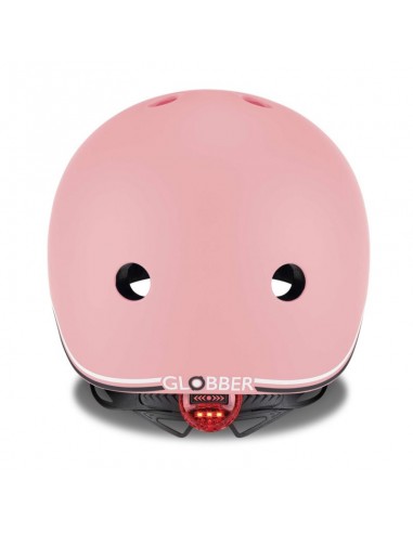 Globber Go Up Lights 506-210 Παιδικό Κράνος για Ποδήλατο & Πατίνι Ροζ με Ενσωματωμένο Φωτάκι LED
