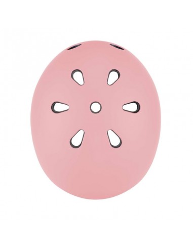 Globber Go Up Lights 506-210 Παιδικό Κράνος για Ποδήλατο & Πατίνι Ροζ με Ενσωματωμένο Φωτάκι LED