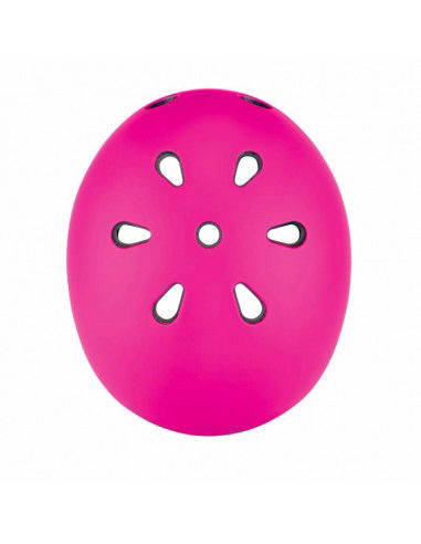 Globber Go Up Lights 506-110 Παιδικό Κράνος για Ποδήλατο & Πατίνι Ροζ με Ενσωματωμένο Φωτάκι LED