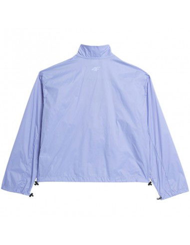 4F Κοντό Γυναικείο Μπουφάν για Άνοιξη/Φθινόπωρο Μωβ 4FSS23TJACF016-52S