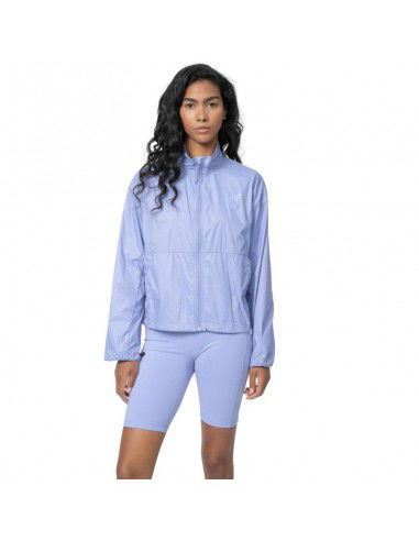 4F Κοντό Γυναικείο Μπουφάν για Άνοιξη/Φθινόπωρο Μωβ 4FSS23TJACF016-52S