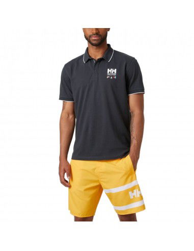 Helly Hansen Ανδρικό T-shirt Polo Γκρι 34248-980