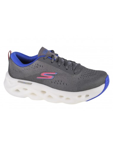 Skechers Go Run Swirl Tech 128791-GRY Γυναικεία Αθλητικά Παπούτσια Running Γκρι