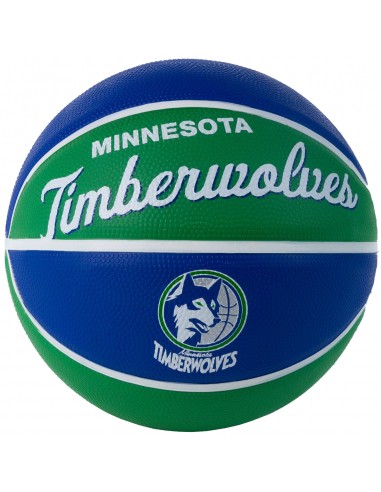 Wilson NBA Team Retro Minnesota Timberwolves Mini Μπάλα Μπάσκετ Indoor / Outdoor WTB3200XBMIN