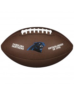 Wilson NFL Team Logo Carolina Panthers WTF1748XBCA Μπάλα Rugby Καφέ