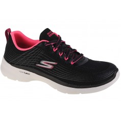 Skechers Go Walk 6 Γυναικεία Sneakers Μαύρα 124554-BKHP
