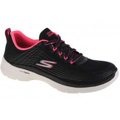 Skechers Go Walk 6 Γυναικεία Sneakers Μαύρα 124554-BKHP