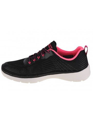 Skechers Go Walk 6 Γυναικεία Sneakers Μαύρα 124554-BKHP