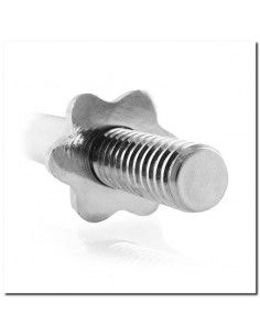 HMS GPR165 Ίσια Μπάρα Φ30mm Μήκους 165cm με Βιδωτά Κολάρα