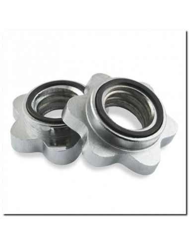 HMS straight bar with thread and clamp GPR165 30MM x 165 CM HMS