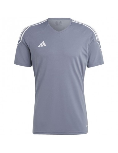 Adidas Tiro 23 League Αθλητικό Ανδρικό T-shirt Γκρι με Λογότυπο IC7478