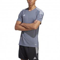 Adidas Tiro 23 League Αθλητικό Ανδρικό T-shirt Γκρι με Λογότυπο IC7478