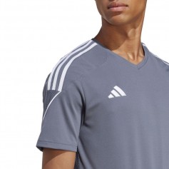 Adidas Tiro 23 League Αθλητικό Ανδρικό T-shirt Γκρι με Λογότυπο IC7478