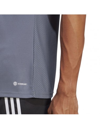 Adidas Tiro 23 League Αθλητικό Ανδρικό T-shirt Γκρι με Λογότυπο IC7478