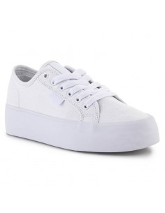 DC Manual Γυναικεία Flatforms Sneakers Λευκά ADJS300280-WW0