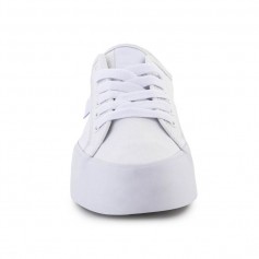 DC Manual Γυναικεία Flatforms Sneakers Λευκά ADJS300280-WW0