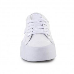 DC Manual Γυναικεία Flatforms Sneakers Λευκά ADJS300280-WW0
