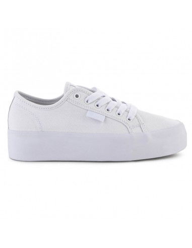 DC Manual Γυναικεία Flatforms Sneakers Λευκά ADJS300280-WW0