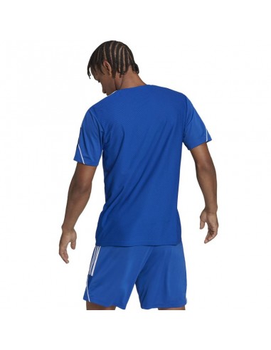 Adidas Tiro 23 League Jersey Αθλητικό Ανδρικό T-shirt Μπλε με Λογότυπο HR4611