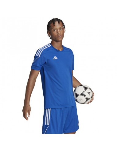 Adidas Tiro 23 League Jersey Αθλητικό Ανδρικό T-shirt Μπλε με Λογότυπο HR4611