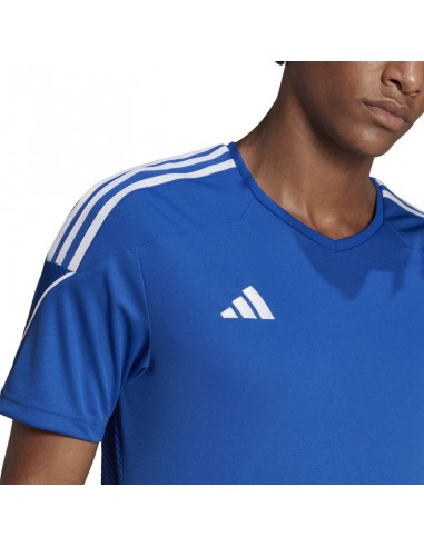 Adidas Tiro 23 League Jersey Αθλητικό Ανδρικό T-shirt Μπλε με Λογότυπο HR4611