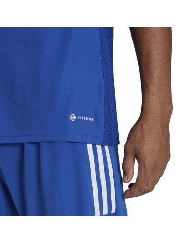 Adidas Tiro 23 League Jersey Αθλητικό Ανδρικό T-shirt Μπλε με Λογότυπο HR4611