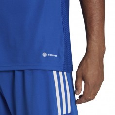 Adidas Tiro 23 League Jersey Αθλητικό Ανδρικό T-shirt Μπλε με Λογότυπο HR4611