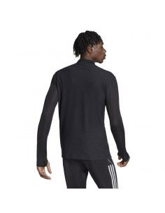 Adidas Ανδρική Μπλούζα με Φερμουάρ Μακρυμάνικη Μαύρη HS0326 2