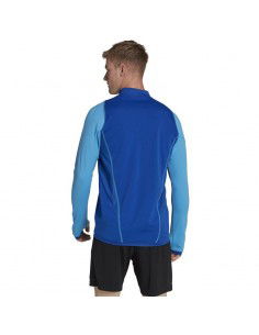 Adidas Tiro 23 Competition Ανδρική Μπλούζα με Φερμουάρ Μακρυμάνικη Μπλε HU1309 2