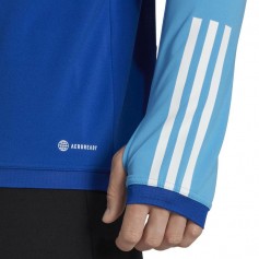 Adidas Tiro 23 Competition Ανδρική Μπλούζα με Φερμουάρ Μακρυμάνικη Μπλε HU1309