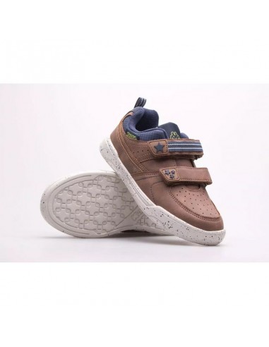 Kappa Παιδικά Sneakers Limnos με Σκρατς για Αγόρι Καφέ 260985K-5467