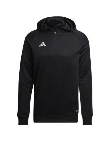 Adidas Ανδρικό Φούτερ με Κουκούλα και Τσέπες Μαύρο HE5648