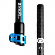 Spokey Carbon Τηλεσκοπικά Μπατόν Ορειβασίας από Ανθρακόνημα 2τμχ Μπλε (927900)
