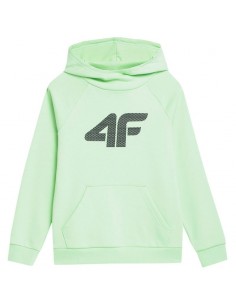 4F Παιδικό Φούτερ με Κουκούλα και Τσέπες Πράσινο 4FJSS23TSWSM220-42S