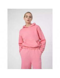 4F Γυναικείο Φούτερ με Κουκούλα Ροζ 4FSS23TSWSF255-54S