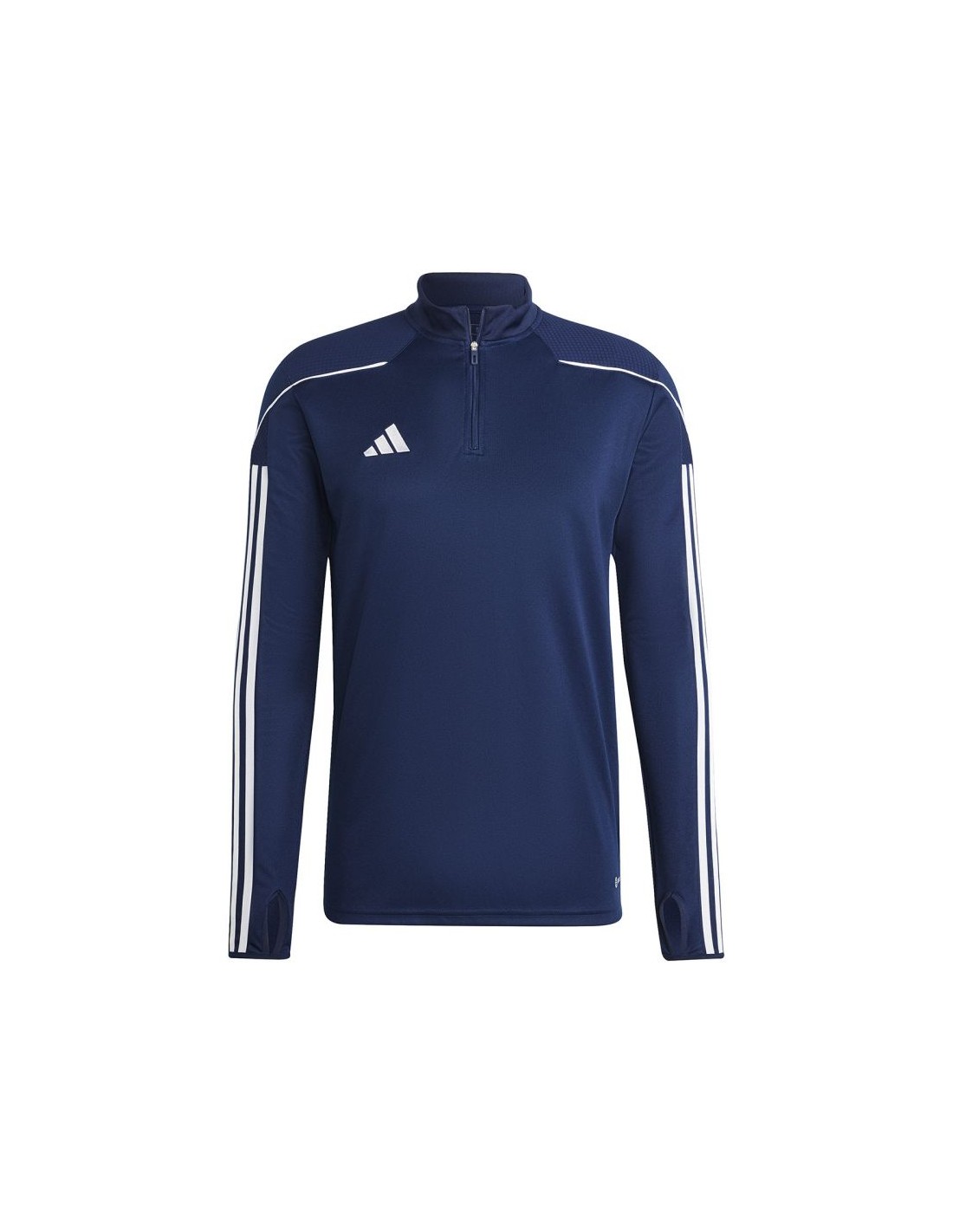 Adidas Ανδρική Μπλούζα με Φερμουάρ Μακρυμάνικη Navy Μπλε HS7229