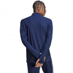 Adidas Ανδρική Μπλούζα με Φερμουάρ Μακρυμάνικη Navy Μπλε HS7229