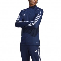 Adidas Ανδρική Μπλούζα με Φερμουάρ Μακρυμάνικη Navy Μπλε HS7229