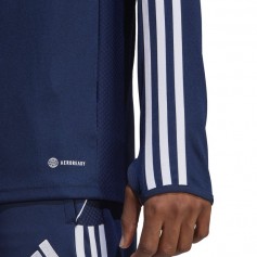 Adidas Ανδρική Μπλούζα με Φερμουάρ Μακρυμάνικη Navy Μπλε HS7229