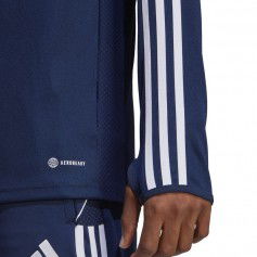 Adidas Ανδρική Μπλούζα με Φερμουάρ Μακρυμάνικη Navy Μπλε HS7229