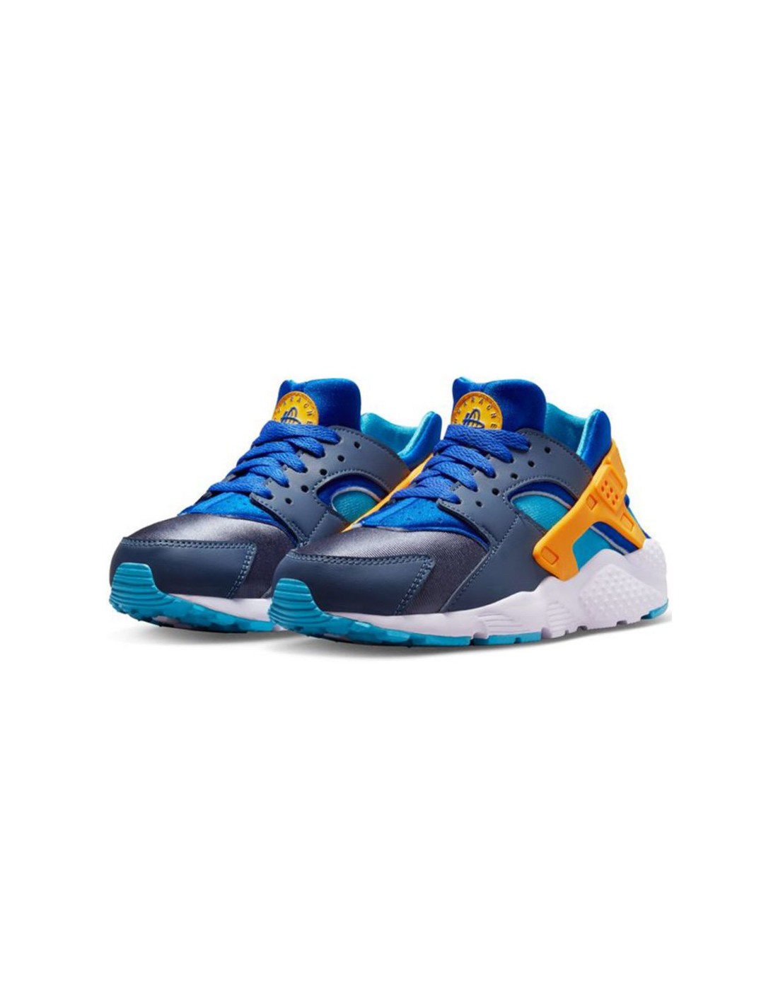Nike Αθλητικά Παιδικά Παπούτσια Μπάσκετ Huarache Run Diffused Blue / Racer Blue / Laser Orange 654275 422