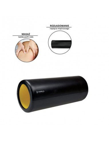Fitness roller HMS BLACK YELLOW FS111