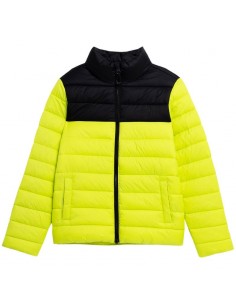 4F Παιδικό Καπιτονέ Μπουφάν Κοντό Κίτρινο 4FJSS23TDJAM077-45S